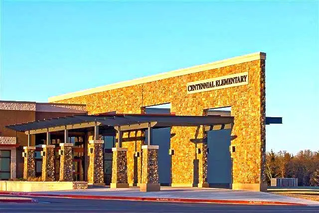 Centennial Elementary, a school building completed by Geddes-Armstrong Construction