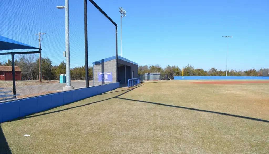 Baseball field at the Noble Public Schools athletics complex, part of Geddes-Armstrong's Noble campus work
