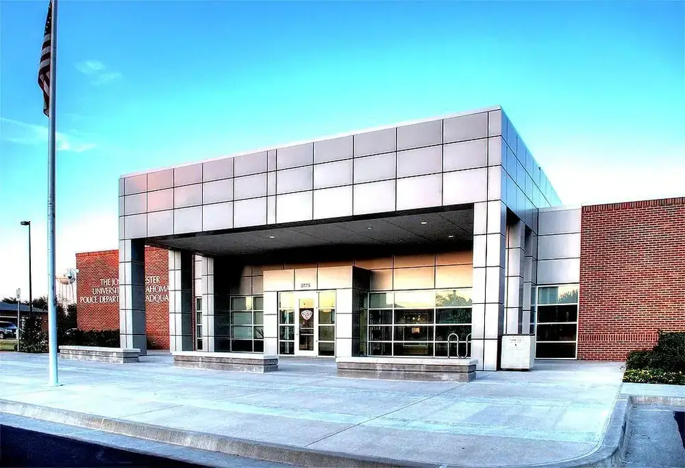 Oklahoma University Police Department headquarters, completed by Geddes-Armstrong Construction