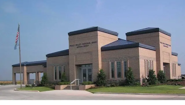 Pauls Valley National Bank branch built by Geddes-Armstrong Construction